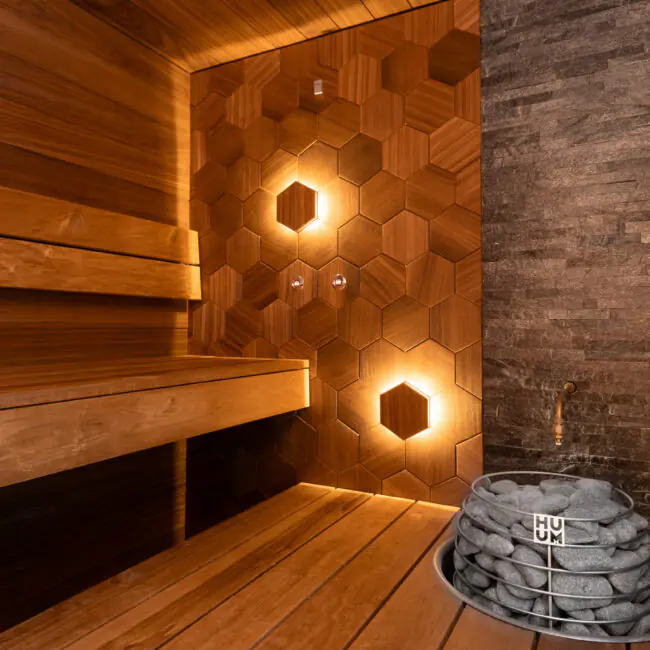 Hexa XL saun & LED